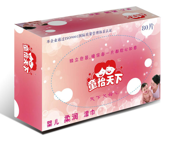 童怡天下嬰兒衛(wèi)生濕巾80片裝