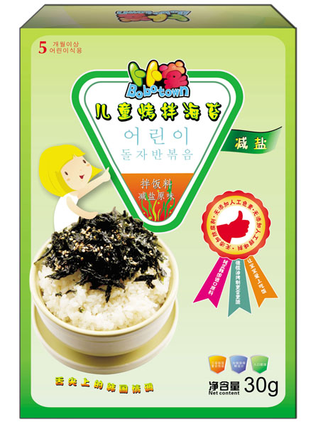 卜卜堂兒童烤拌海苔減鹽原味