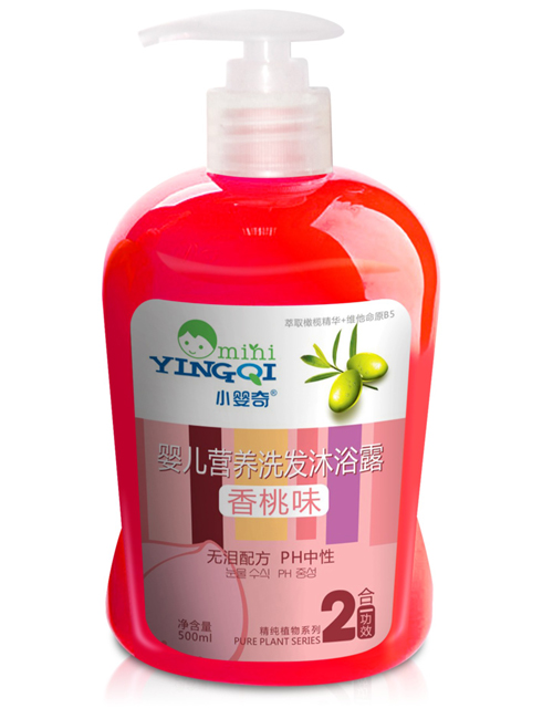 小嬰奇嬰兒營(yíng)養(yǎng)洗發(fā)沐浴露香桃味
