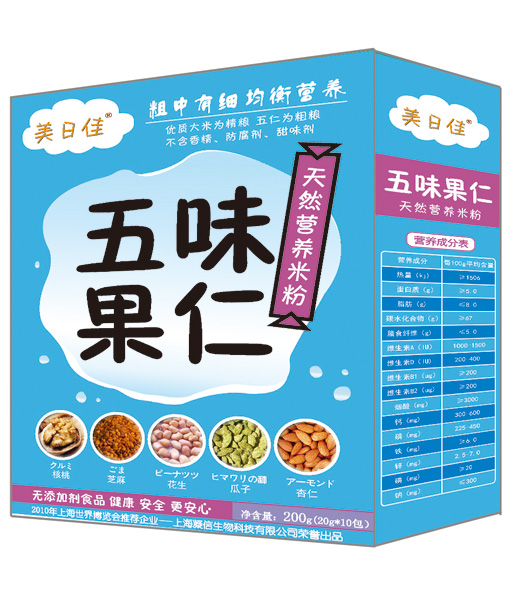 美日佳五味果仁營養(yǎng)米粉
