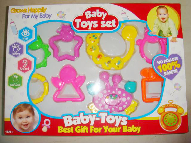 嬰兒禮盒搖鈴八件套