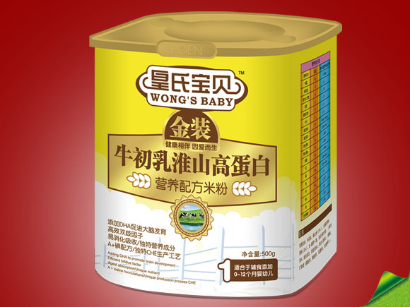 皇氏寶貝金裝500g牛初乳淮山高蛋白營(yíng)養(yǎng)配方米粉1段