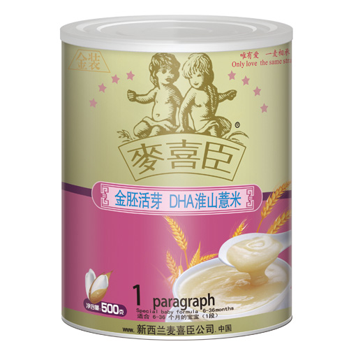 麥喜臣金胚活芽DHA淮山薏米米粉(聽裝)