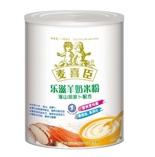 麥喜臣樂滋羊奶米粉淮山胡蘿卜配方(聽裝)