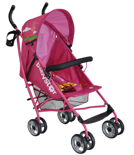 貝之星嬰兒推車H1010型粉色