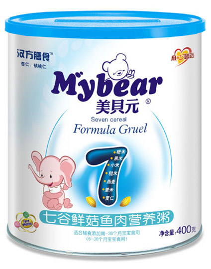 美貝元七谷鮮菇魚肉營(yíng)養(yǎng)粥