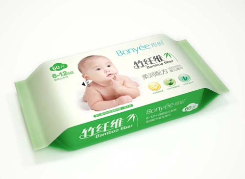邦怡竹纖維柔潤(rùn)嬰兒濕巾