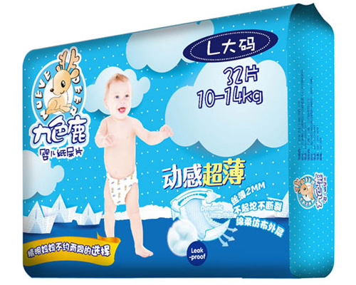 九色鹿動(dòng)感超薄紙尿片L