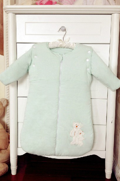 喜樂(lè)寶淺綠有袖睡袋