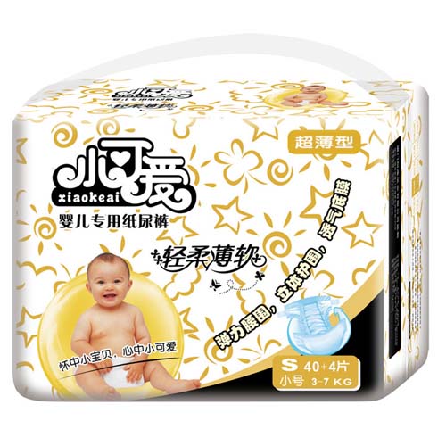 小可愛(ài)嬰兒專用紙尿褲白金裝S號(hào)