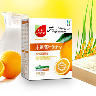 初朵盒裝香橙果蔬配方米粉