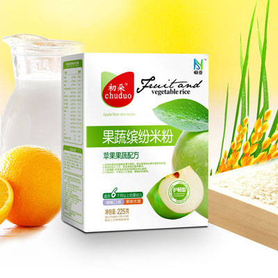 初朵盒裝蘋(píng)果果蔬配方米粉
