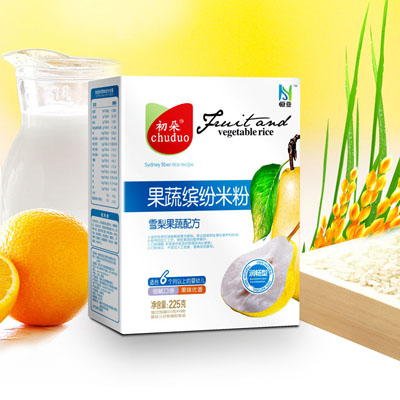 初朵盒裝雪梨果蔬配方米粉