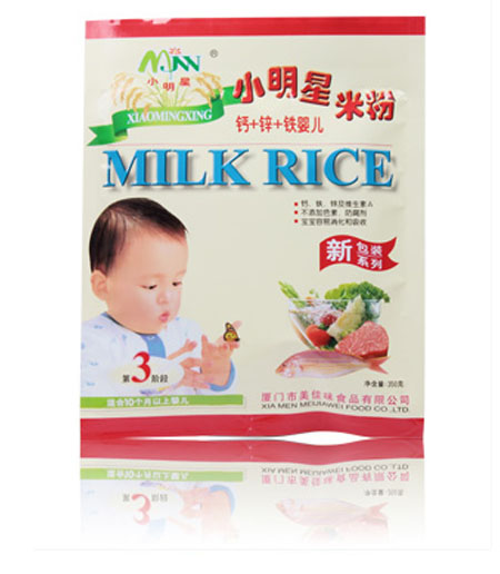 小明星鈣+鋅+鐵嬰兒米粉