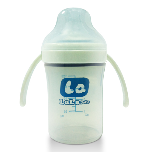樂樂寶貝嬰幼兒帶炳直立奶瓶