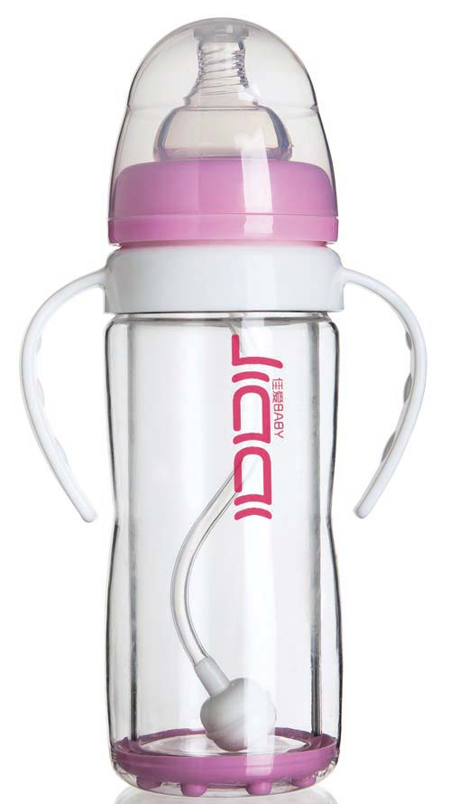 佳愛(ài)防爆玻璃奶瓶(寬口徑)330ml