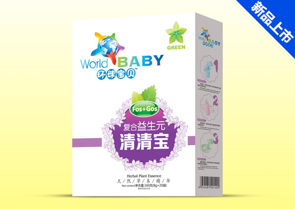 環(huán)球寶貝復合益生元清清寶盒裝