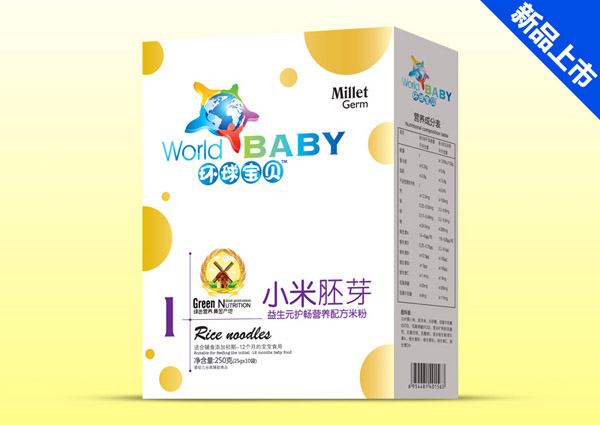 環(huán)球?qū)氊愐嫔o(hù)暢小米胚芽營養(yǎng)米粉盒裝