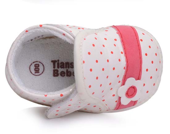 天使之?huà)胪笟釶U幼兒步前鞋紅色