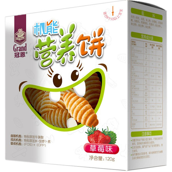 冠恩草莓味機(jī)能營養(yǎng)餅