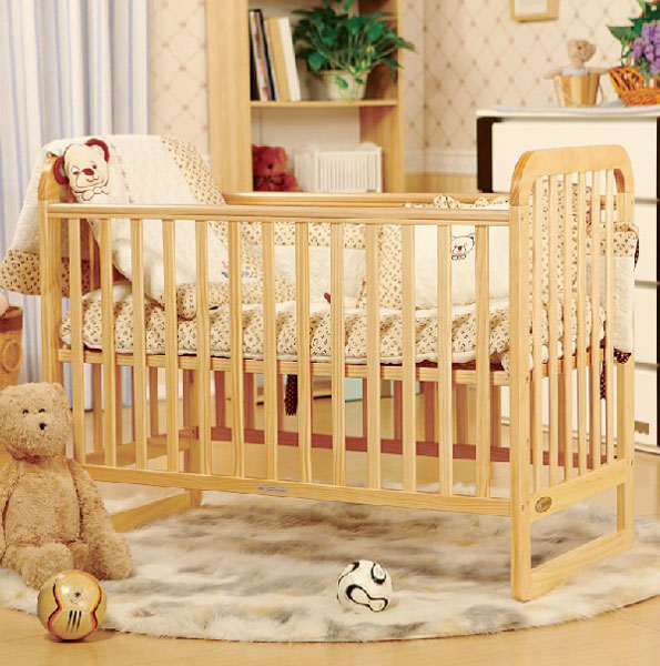 愛斯博兒全實木高檔嬰兒床