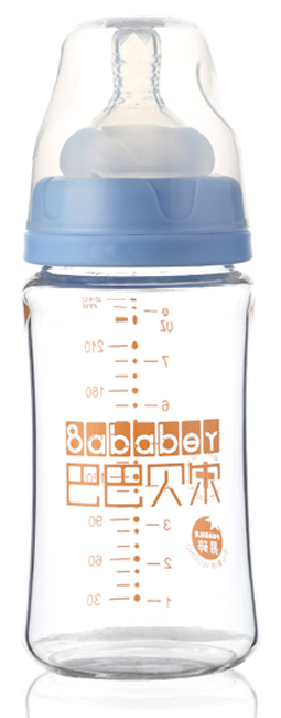 巴巴貝爾寬口徑玻璃奶瓶240ML
