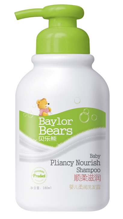 貝樂熊順柔滋潤嬰兒洗發(fā)露180ML