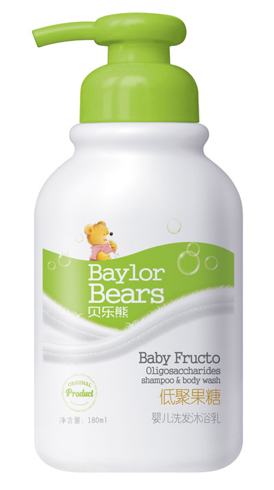 貝樂熊低聚果糖洗發(fā)沐浴乳180ML