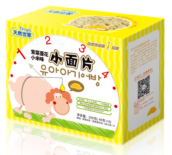 天然世家紫菜蛋花小米小面片