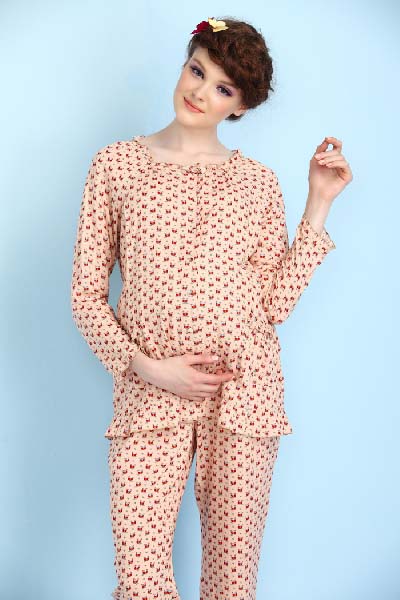 媽媽和我復(fù)古孕婦裝