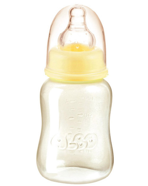 愛樂寶標(biāo)口PP初生奶瓶120ml黃色