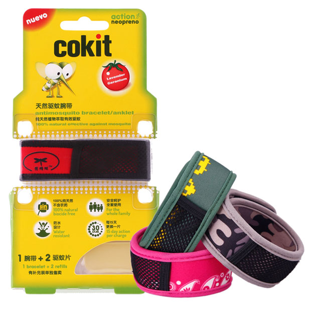 俏蜻蜓天然驅蚊腕帶(包邊)