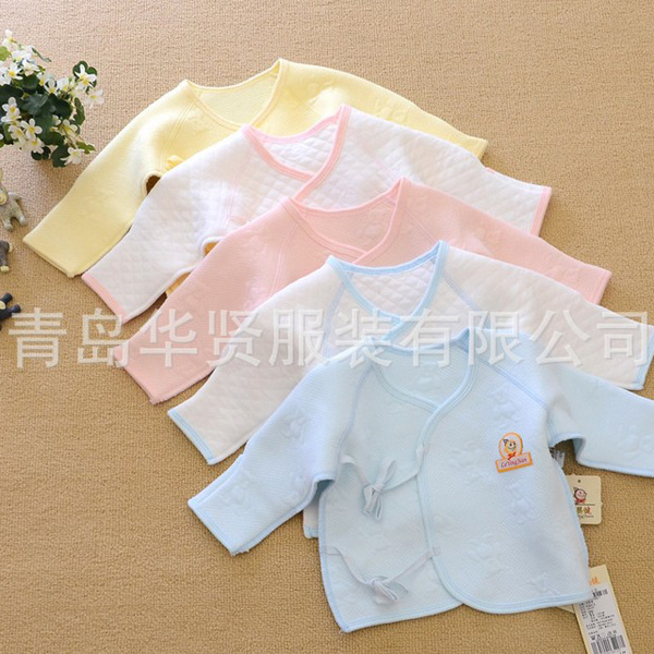 樂(lè)嬰健純棉保暖反袖口肚衣套裝