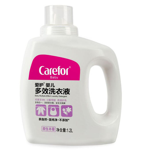 愛(ài)護(hù)嬰兒多效洗衣液1.2L瓶裝