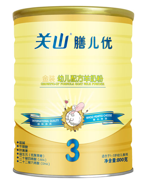 膳兒優(yōu)金裝youe配方羊奶粉3段聽裝