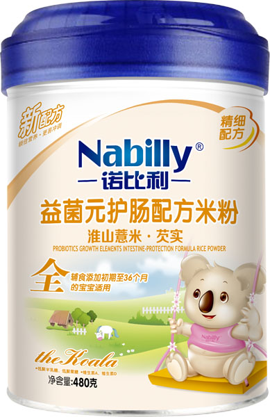 諾比利淮山薏米芡實(shí)益菌元護(hù)腸配方米粉