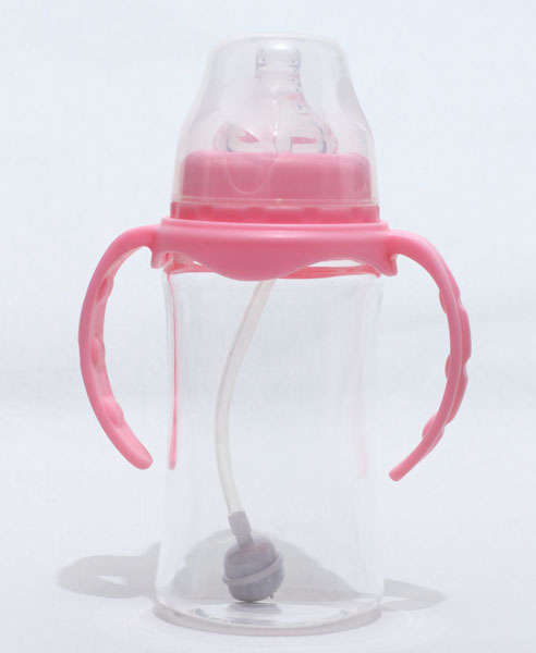 新兒寶寬口高硼硅玻璃奶瓶