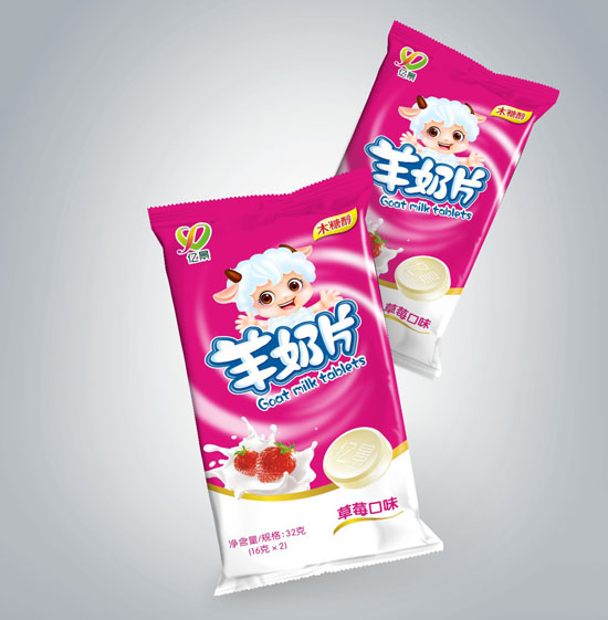 億景羊奶片草莓口味袋裝