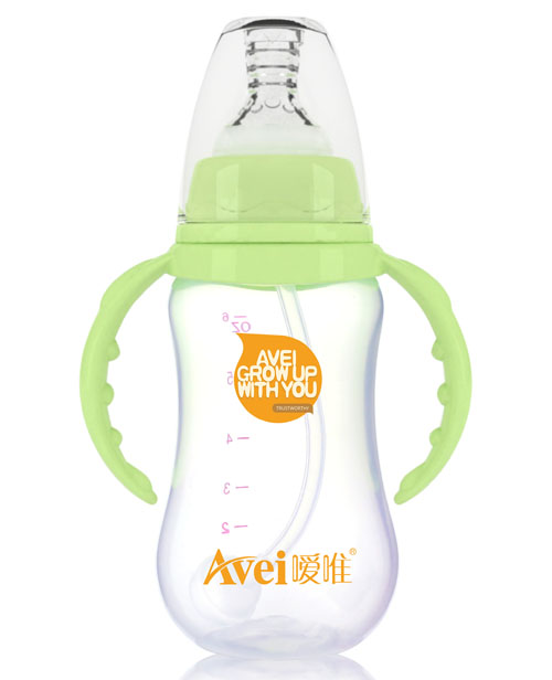 噯唯標(biāo)準(zhǔn)口徑帶柄自動(dòng)PP奶瓶(180ml)