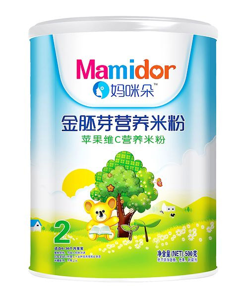 媽咪朵金胚芽蘋果維C營養(yǎng)米粉(聽裝)