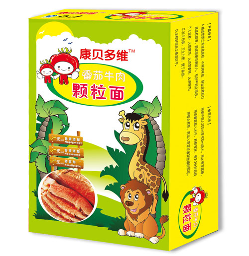 康貝多維番茄牛肉顆粒面豎版