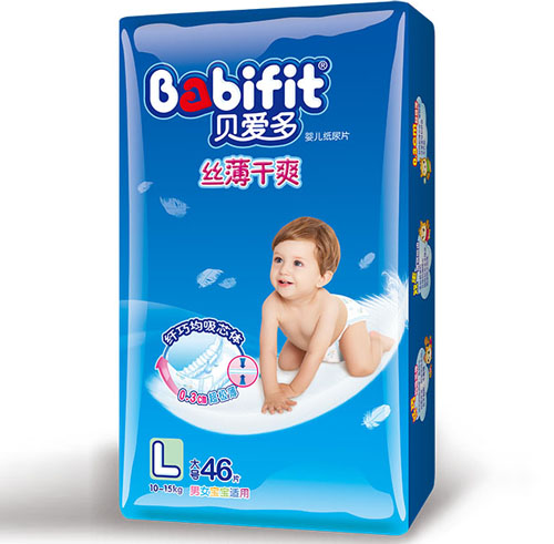 貝愛多絲薄干爽紙尿片L碼26片大包裝