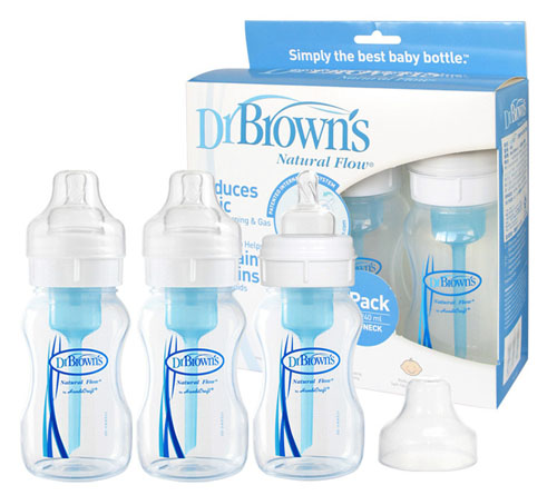 布朗博士8安士寬口PP奶瓶套裝