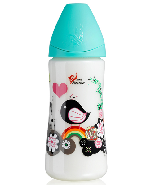 妃麗妮時(shí)尚寬口徑PP奶瓶