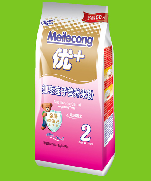 美樂聰紅棗蓮子營(yíng)養(yǎng)米粉2段