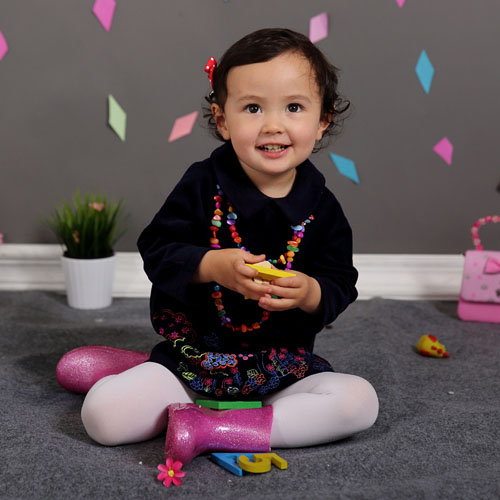 棉果果翻領(lǐng)連衣裙