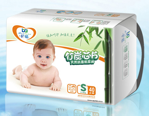 倍愛(ài)綿柔極薄竹炭芯片紙尿褲S碼(大包裝)