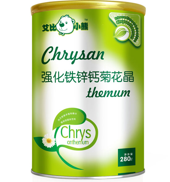 艾比小熊強(qiáng)化鐵鋅鈣菊花晶聽裝