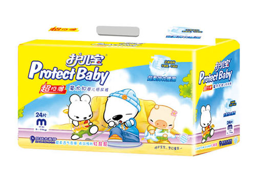 護兒寶超級薄彈力嬰兒紙尿褲M碼24片