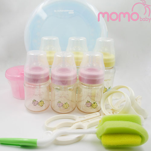 貝三寶奶瓶6支及微波爐消毒鍋大禮包